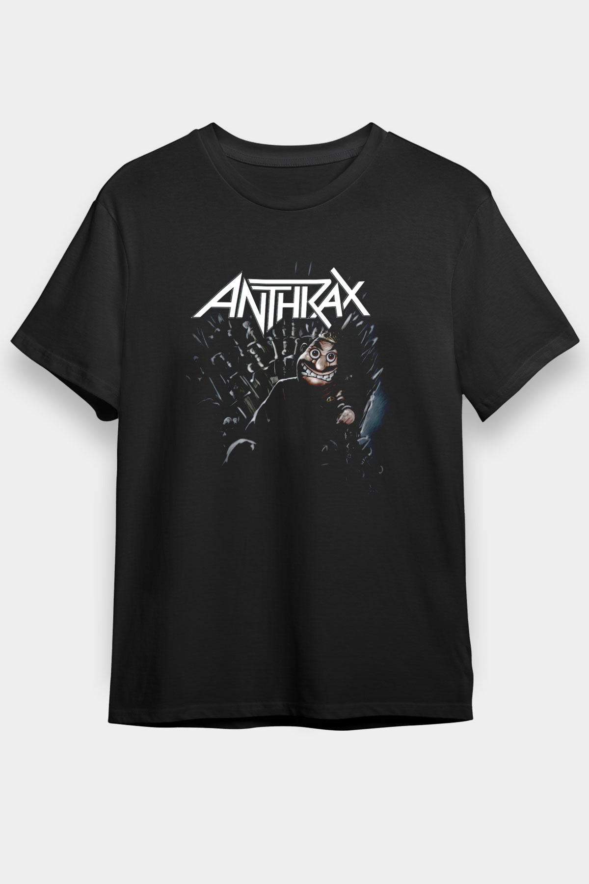 Anthrax Black Unisex Tee - STREETWEAR