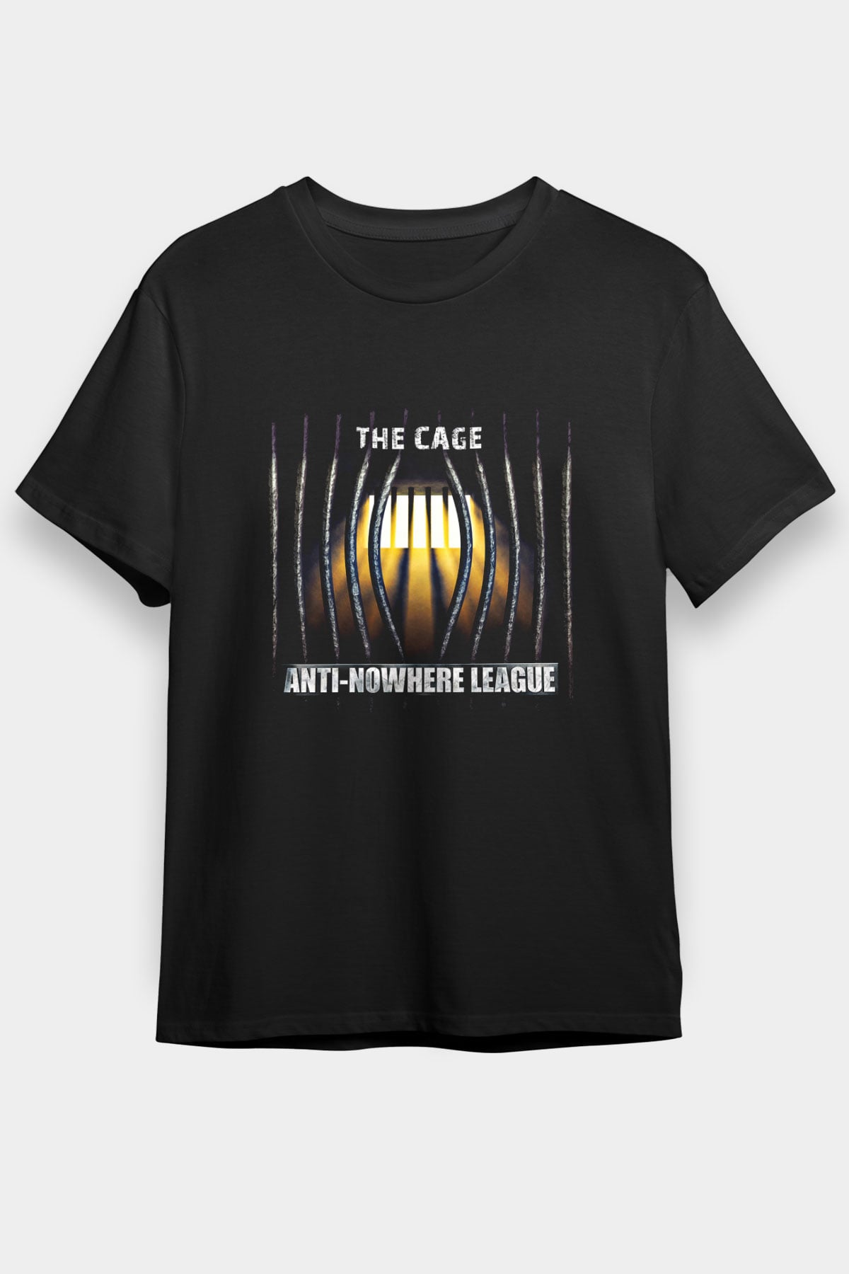Anti-Nowhere League Baskılı Unisex Siyah Tişört