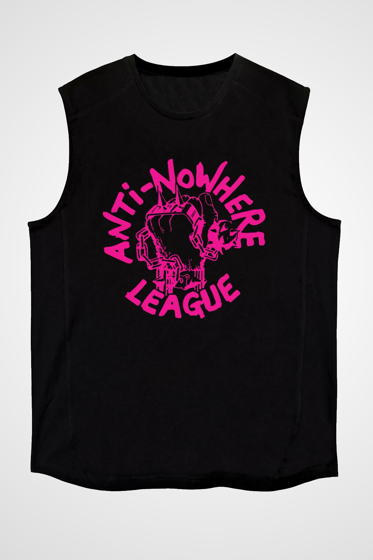 Anti-Nowhere League Siyah Unisex Kolsuz Tişört