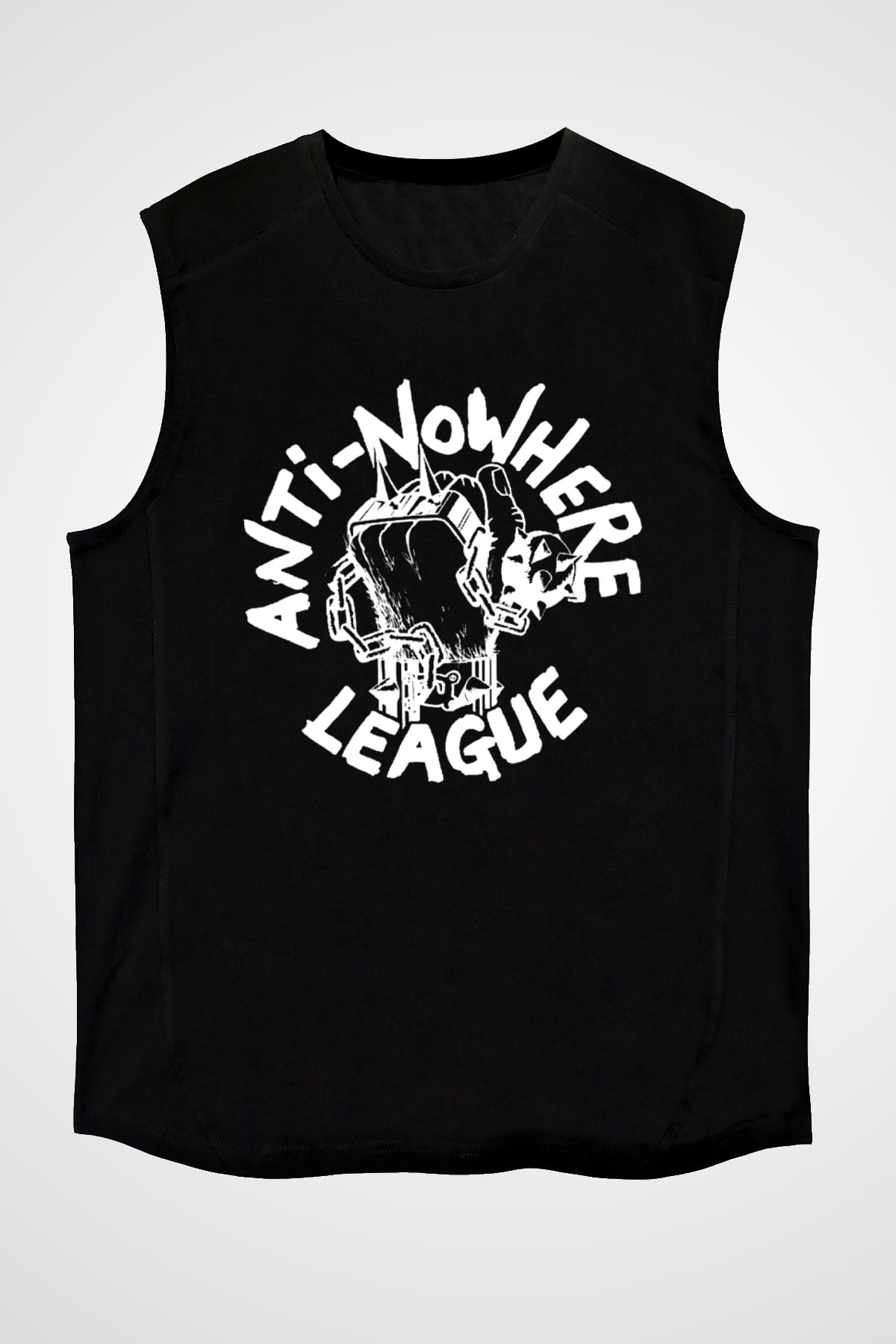 Anti-Nowhere League Siyah Unisex Kolsuz Tişört