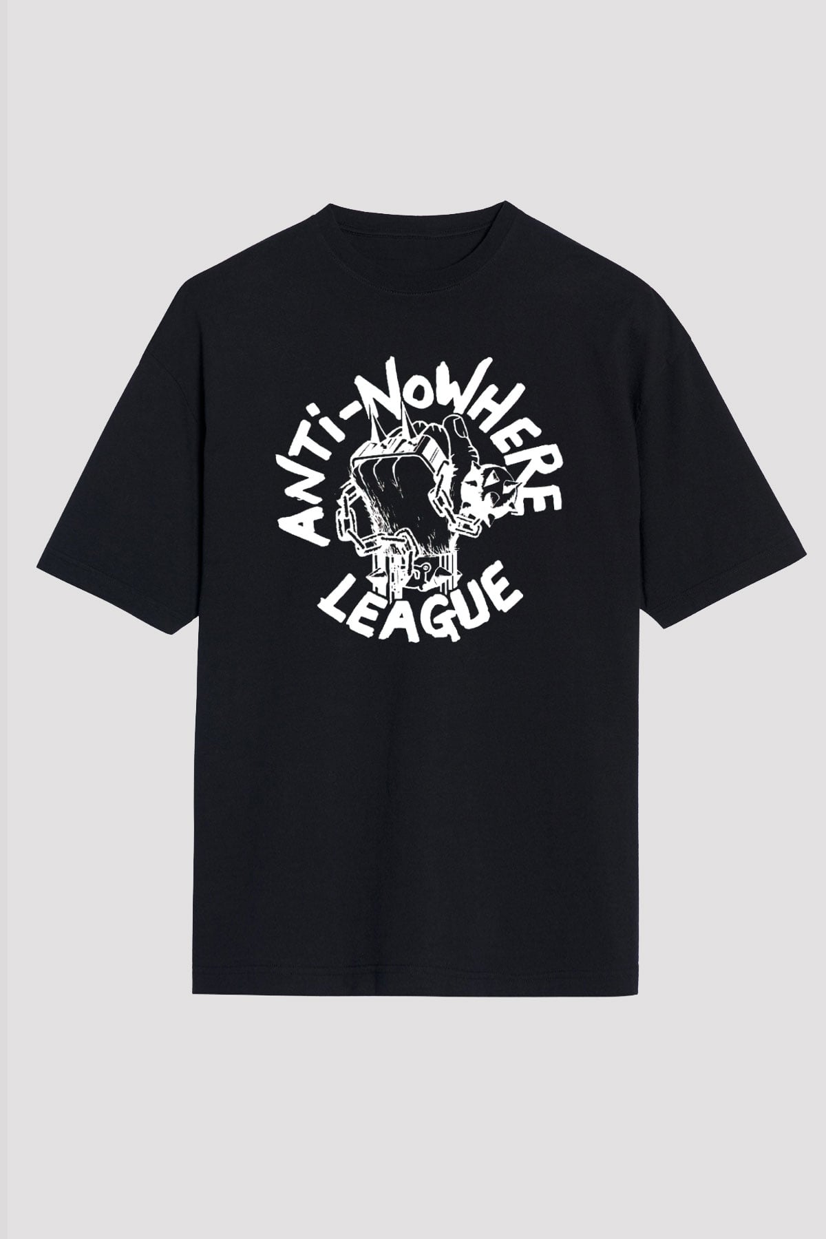 Anti-Nowhere League Siyah Unisex Tişört T-Shirt - TişörtFabrikası