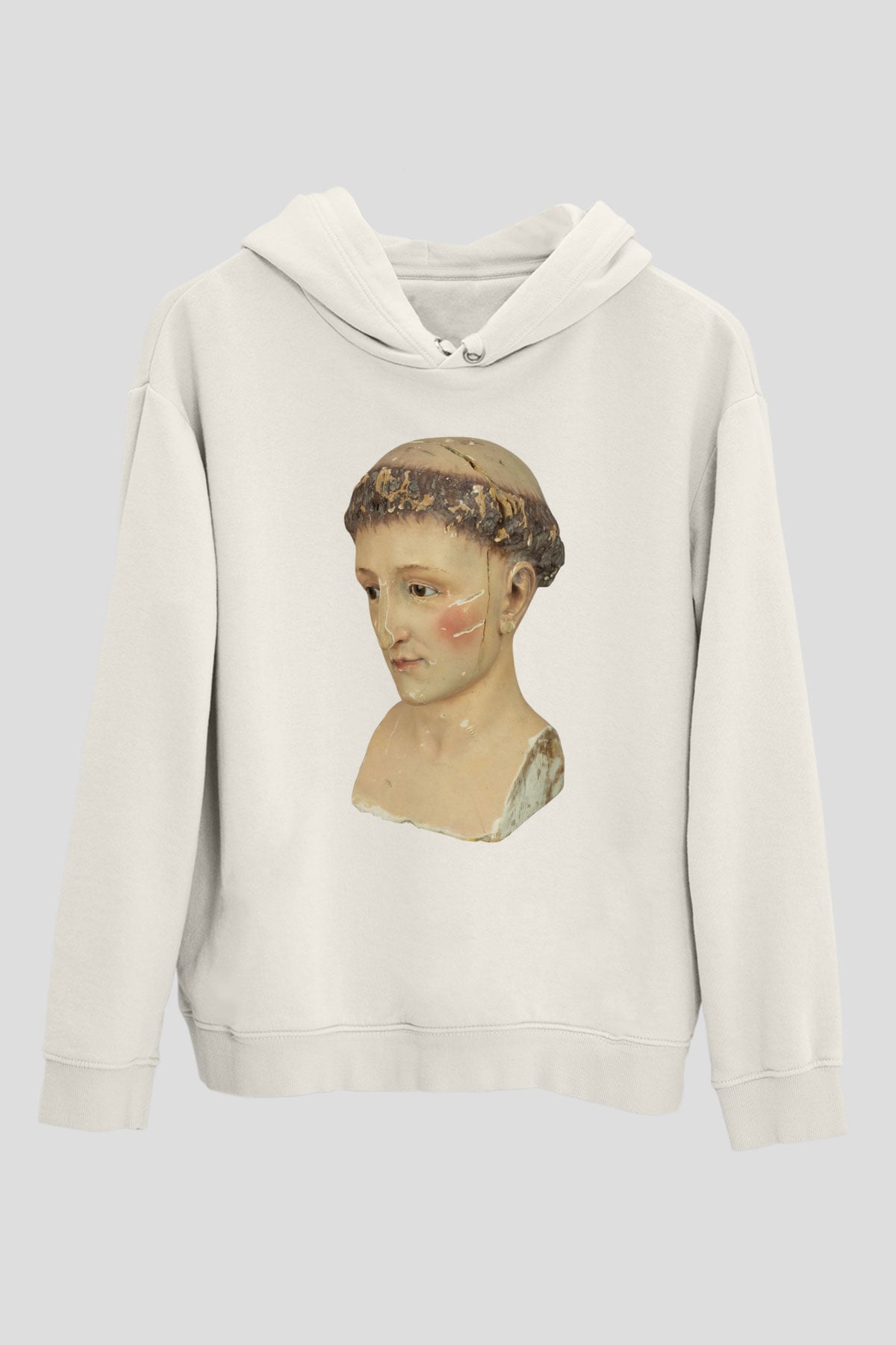 Antika satıcısı Beyaz Unisex Hoodie