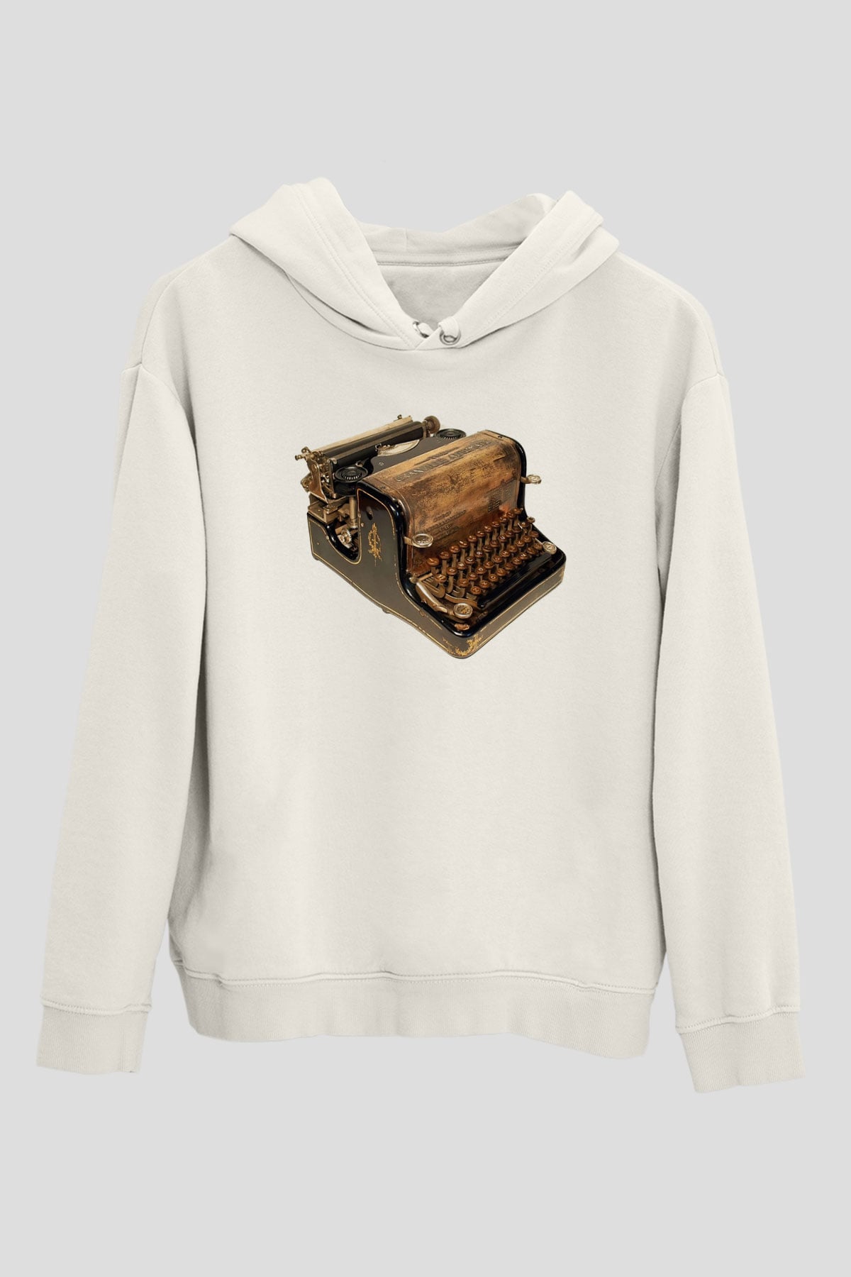 Antika satıcısı Beyaz Unisex Hoodie