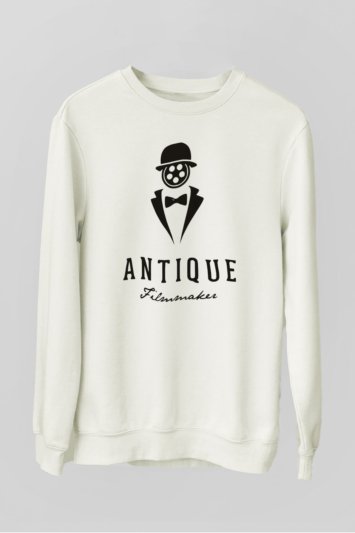 Antika satıcısı Beyaz Unisex Sweatshirt