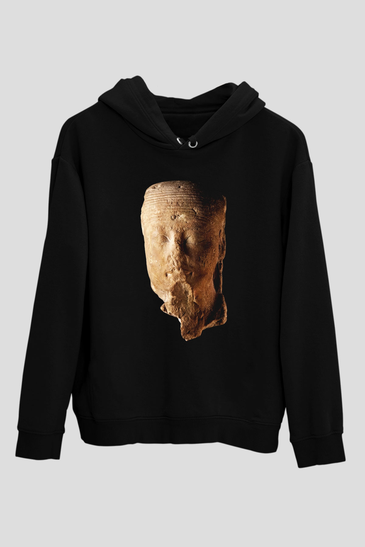 Antika satıcısı Siyah Unisex Kapşonlu Sweatshirt