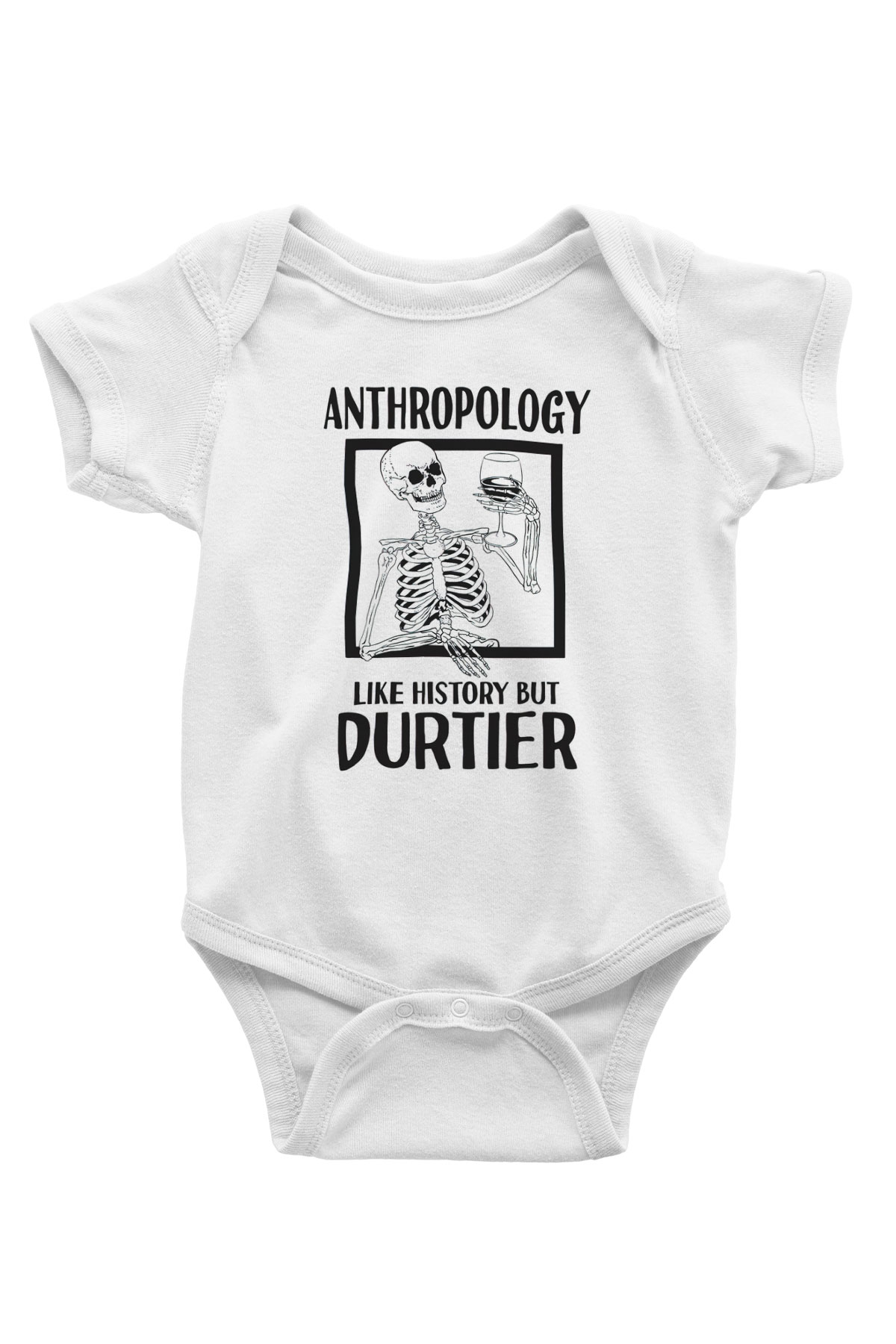 Antropolog Beyaz Bebek Body - Zıbın