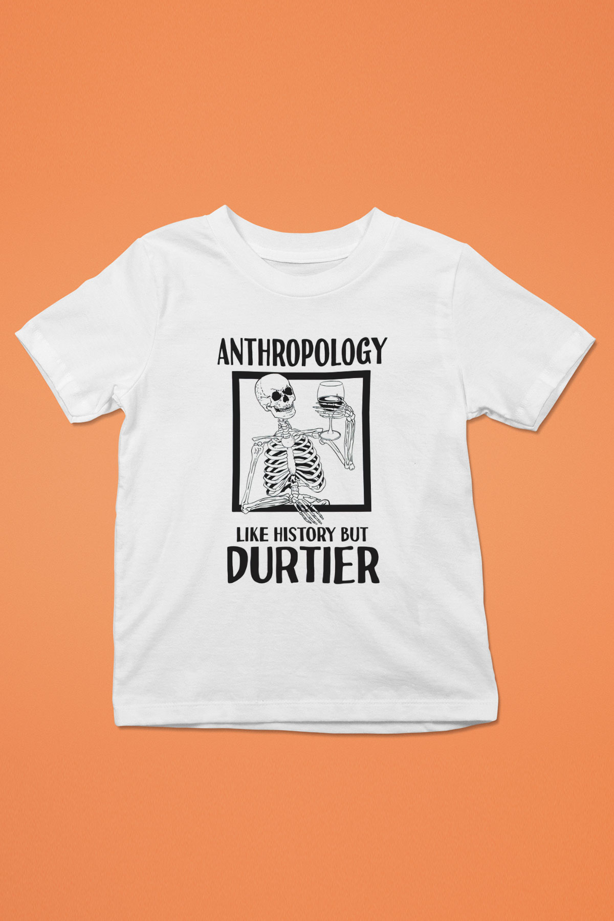 Antropolog Beyaz Unisex Çocuk Tişört