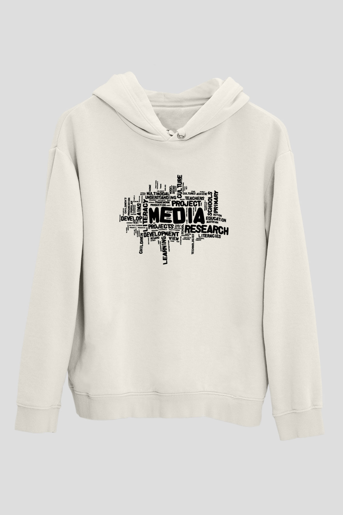Antropolog Beyaz Unisex Hoodie