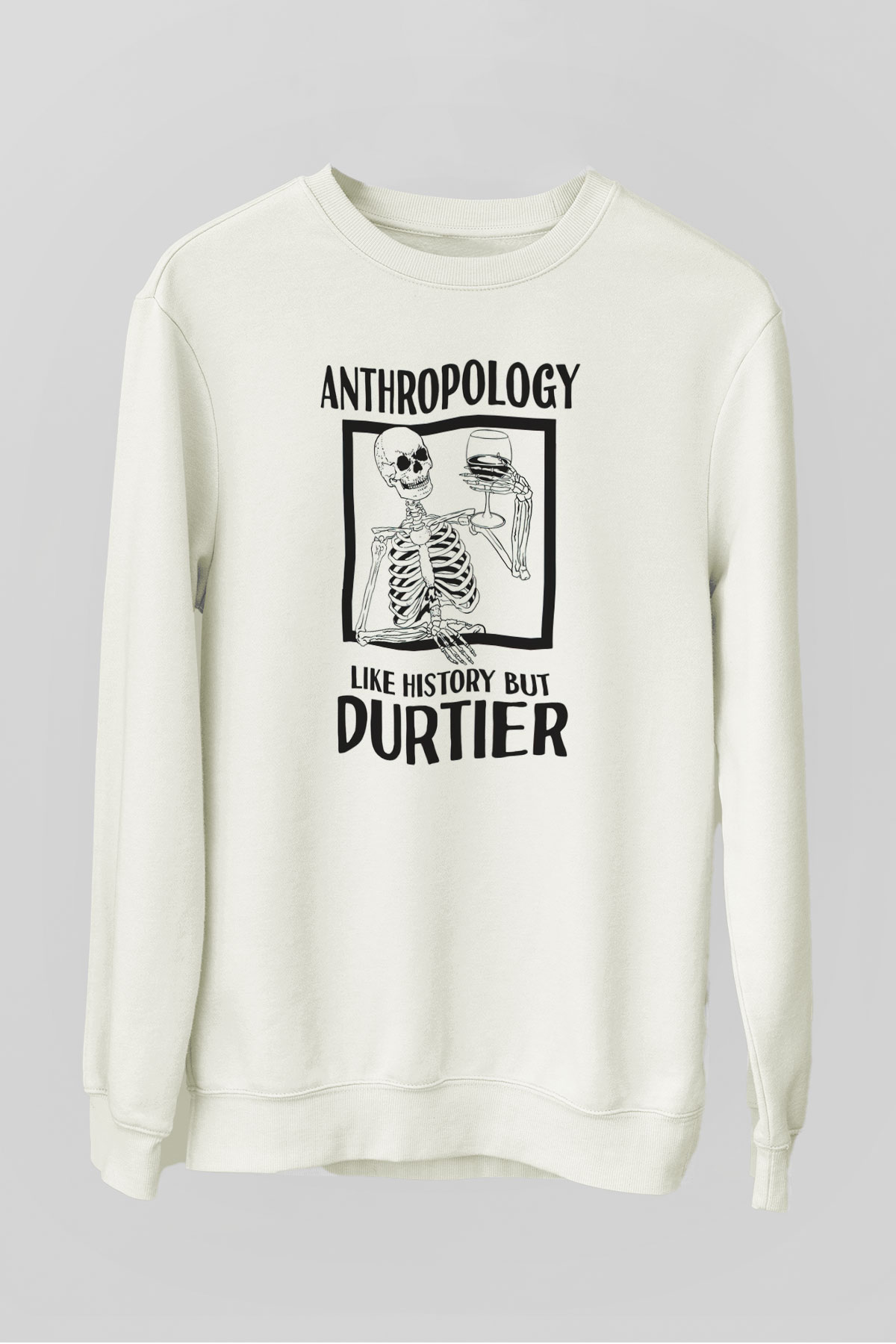 Antropolog Beyaz Unisex Sweatshirt