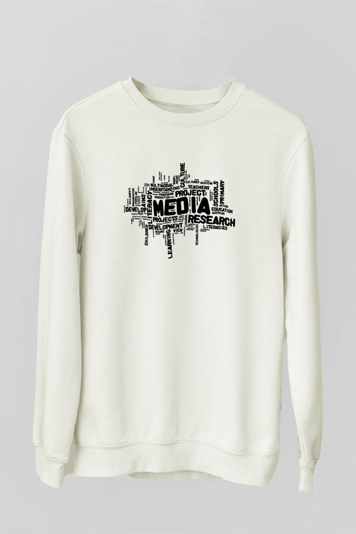 Antropolog Beyaz Unisex Sweatshirt