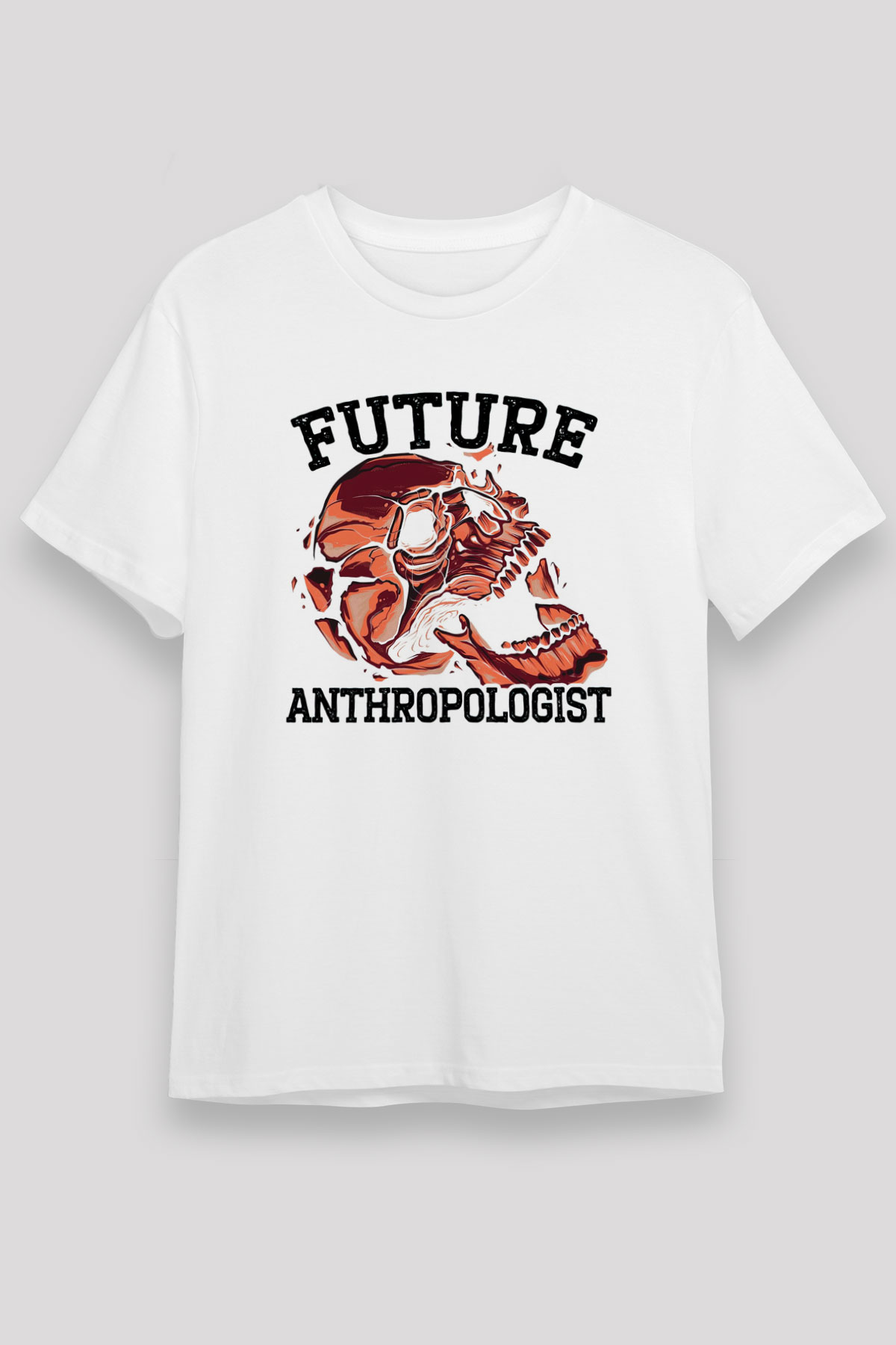 Antropolog Beyaz Unisex Tişört T-Shirt - TişörtFabrikası