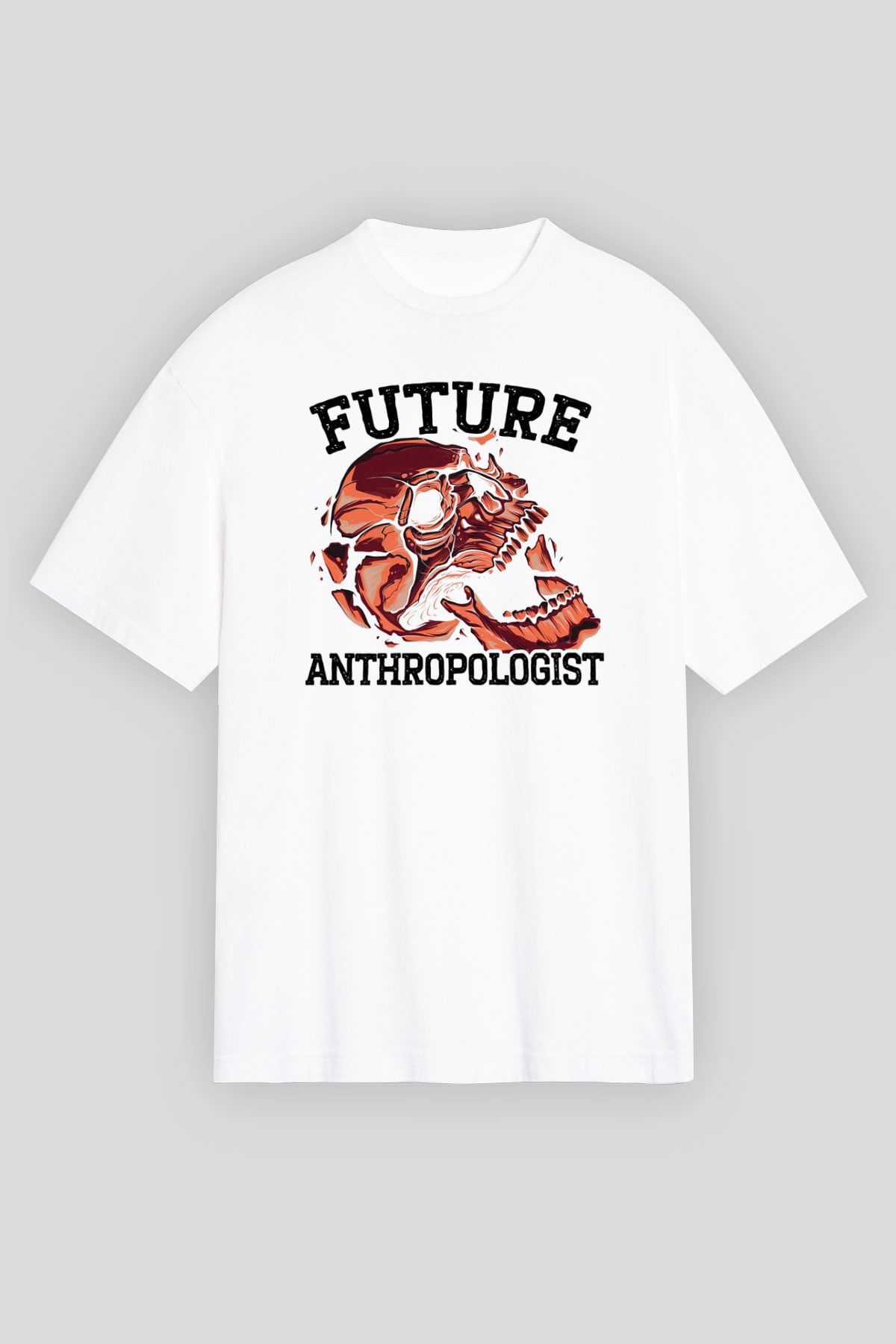 Antropolog Beyaz Unisex Tişört T-Shirt - TişörtFabrikası