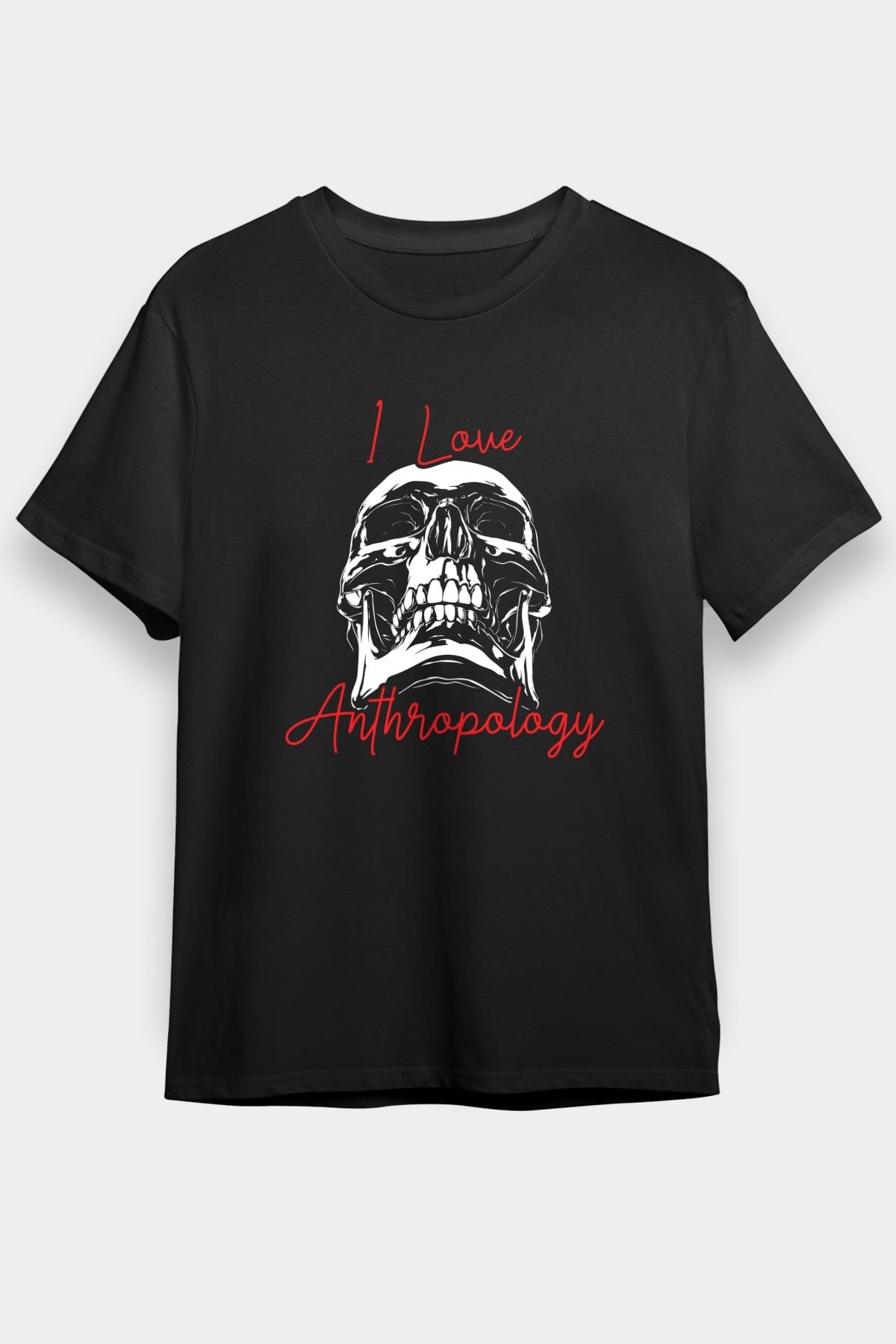 Antropolog Siyah Unisex Tişört T-Shirt - TişörtFabrikası