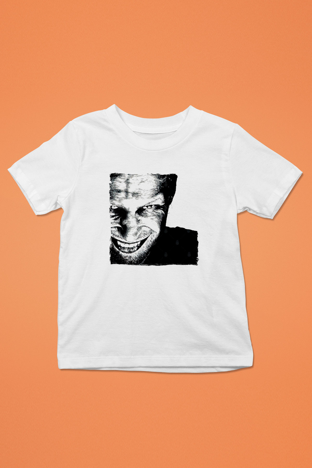 Aphex Twin Baskılı Beyaz Unisex Beyaz Çocuk Tişört - Tshirt