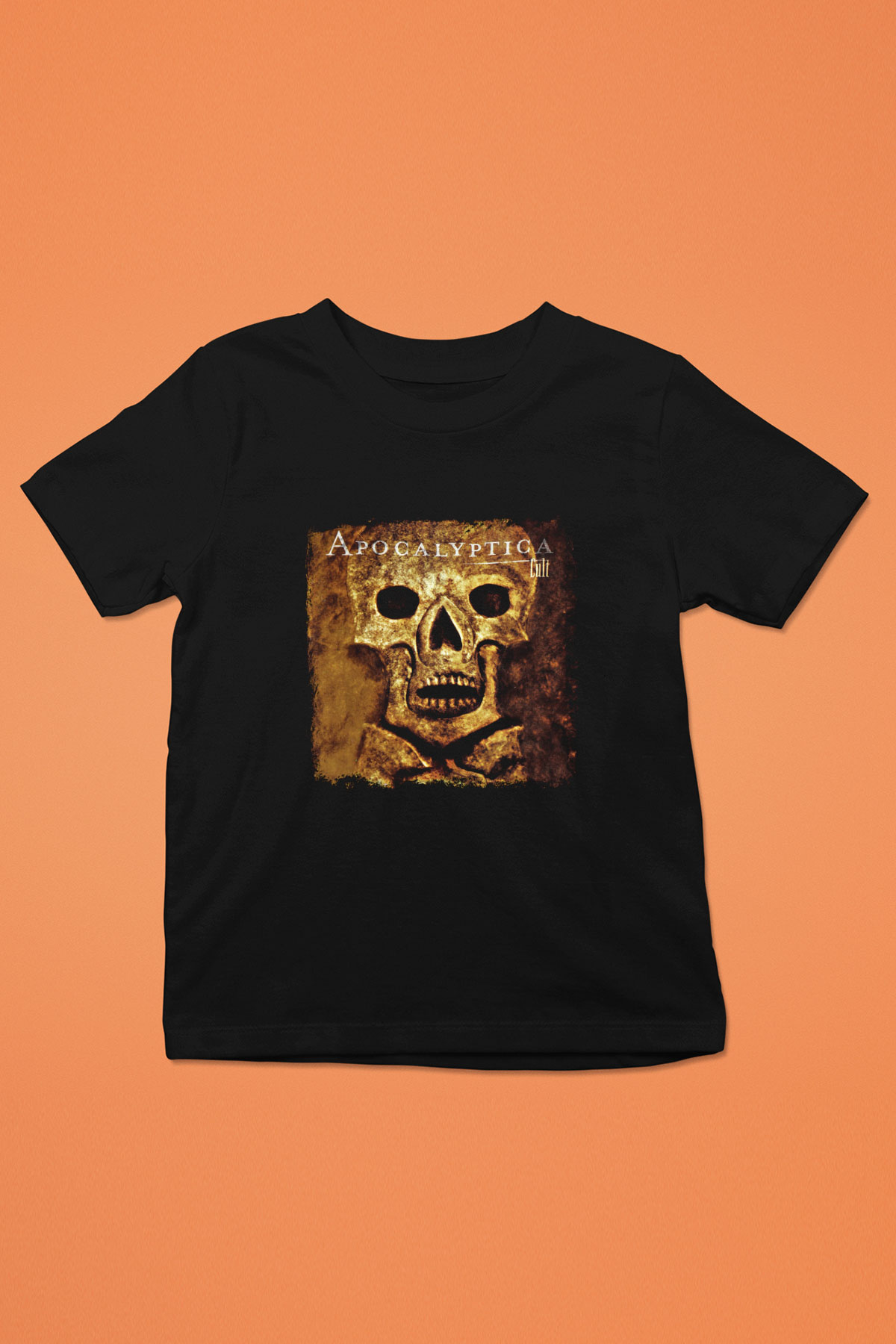 Apocalyptica Baskılı Unisex Siyah Çocuk Tişört