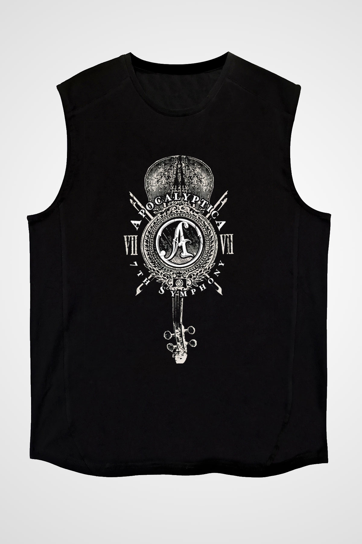 Apocalyptica Siyah Unisex Kolsuz Tişört