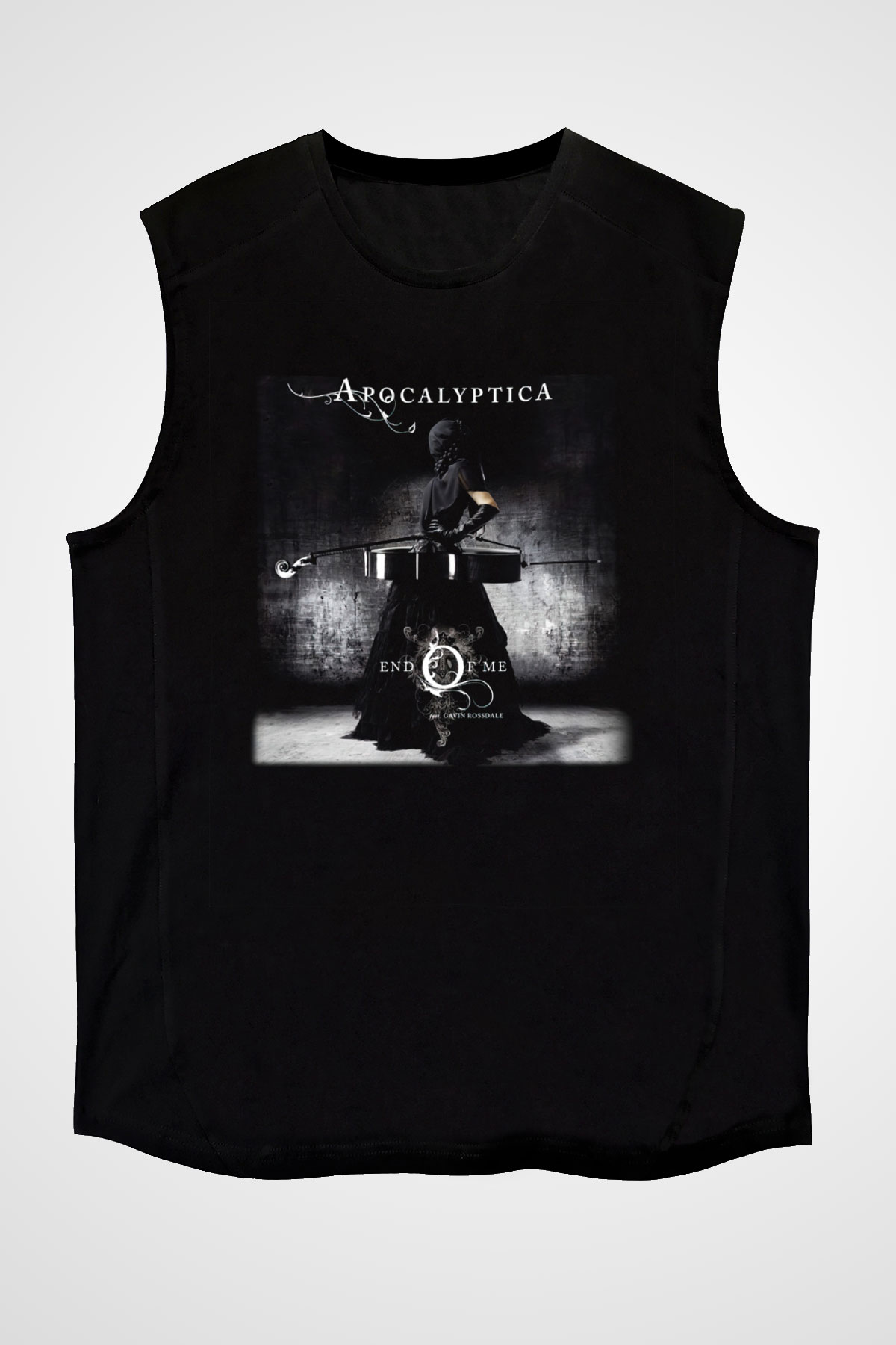 Apocalyptica Siyah Unisex Kolsuz Tişört