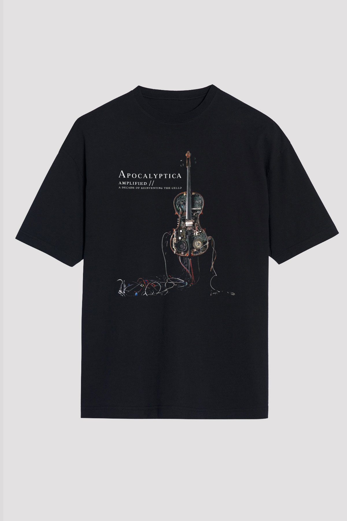 Apocalyptica Siyah Unisex Oversize Tişört T-Shirt
