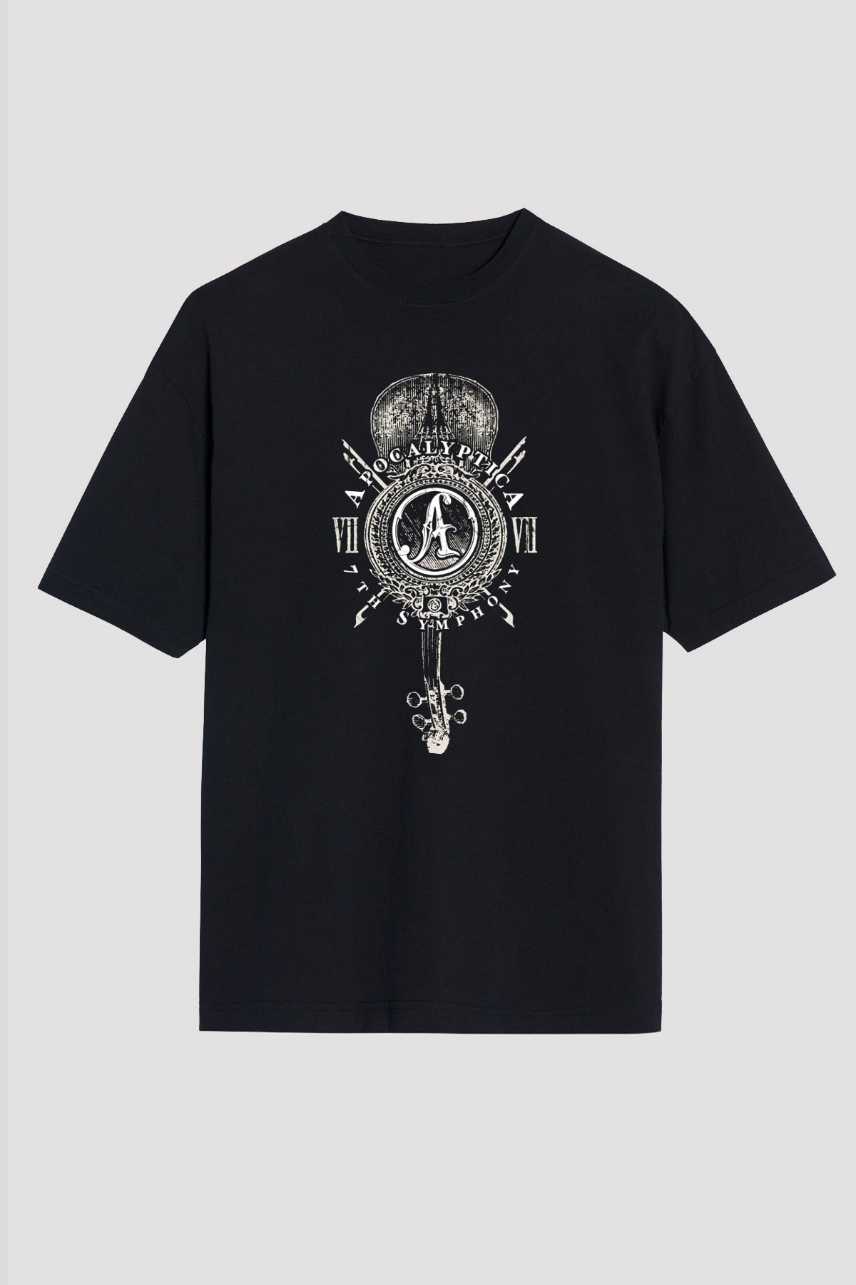 Apocalyptica Siyah Unisex Oversize Tişört T-Shirt