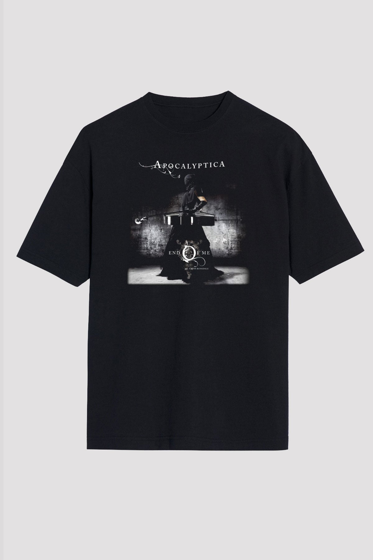 Apocalyptica Siyah Unisex Oversize Tişört T-Shirt