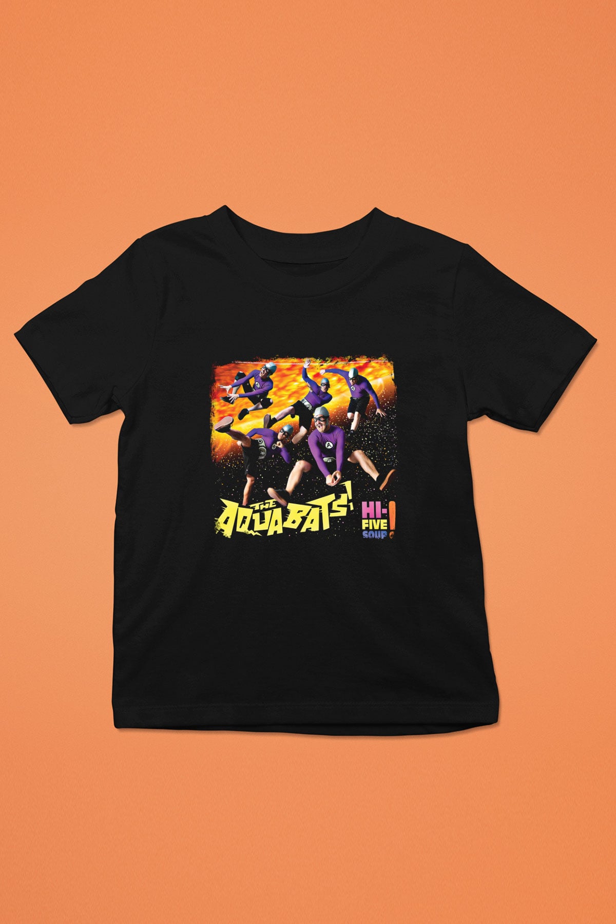 Aquabats Baskılı Unisex Siyah Çocuk Tişört