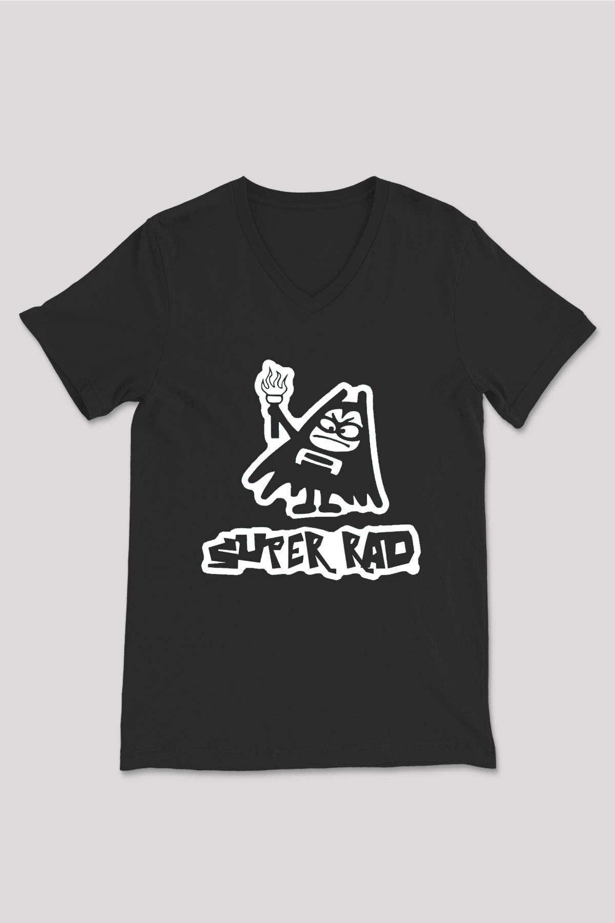 Aquabats Siyah Unisex V Yaka Tişört