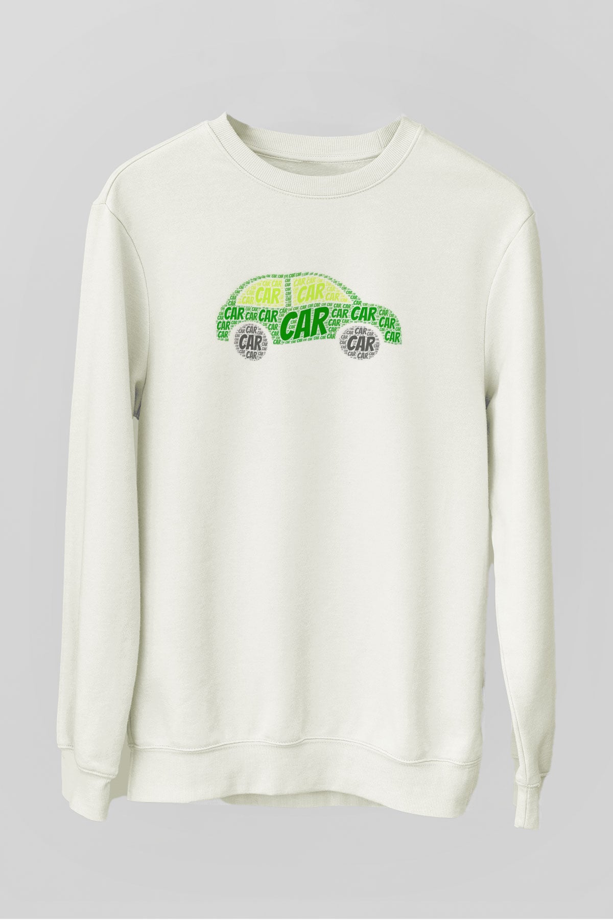 Araba tamircisi Beyaz Unisex Sweatshirt