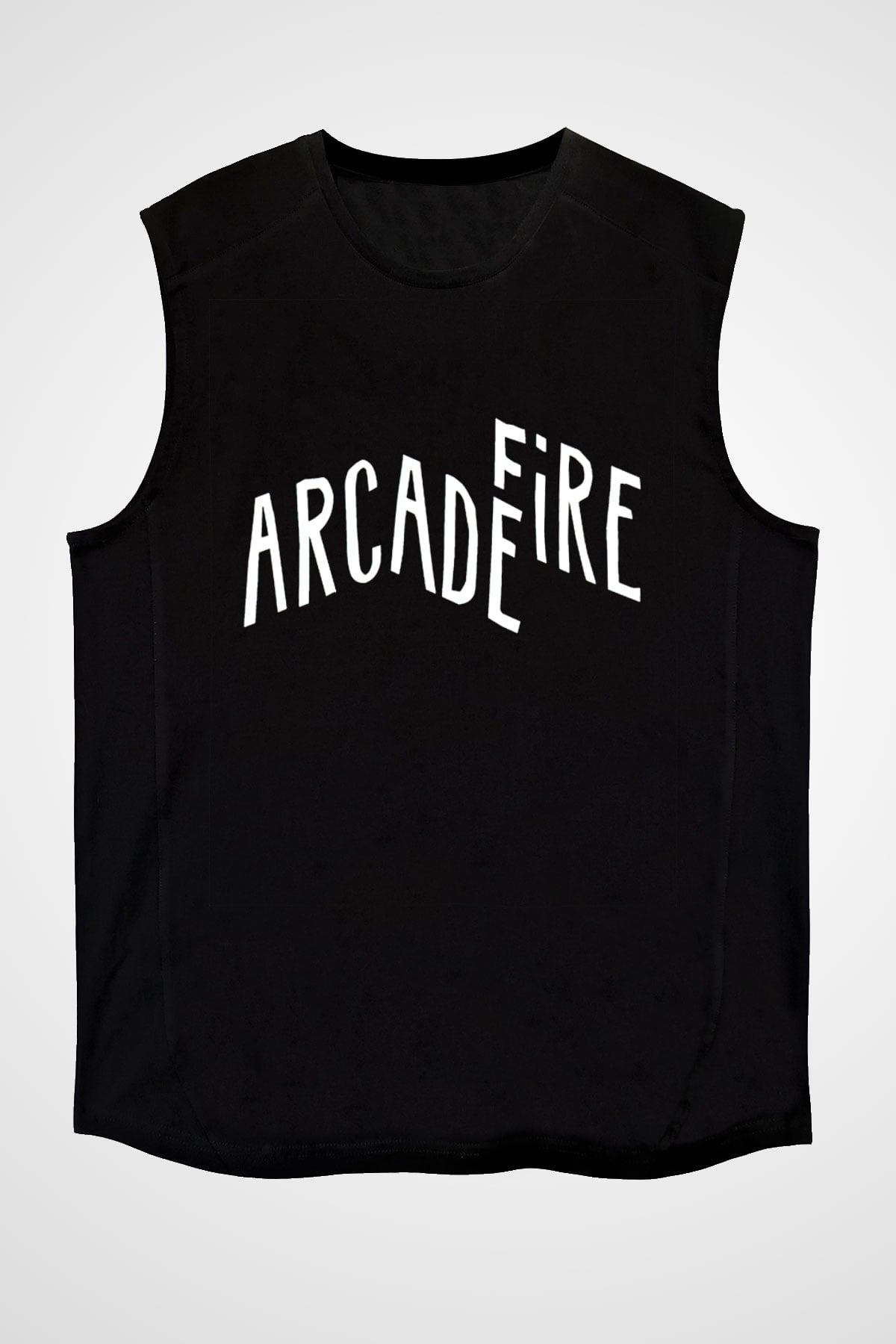 Arcade Fire Siyah Unisex Kolsuz Tişört