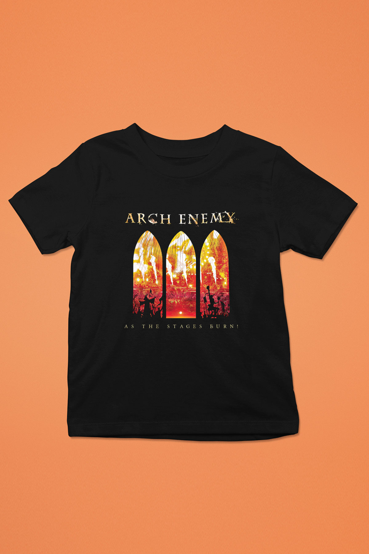 Arch Enemy Baskılı Unisex Siyah Çocuk Tişört