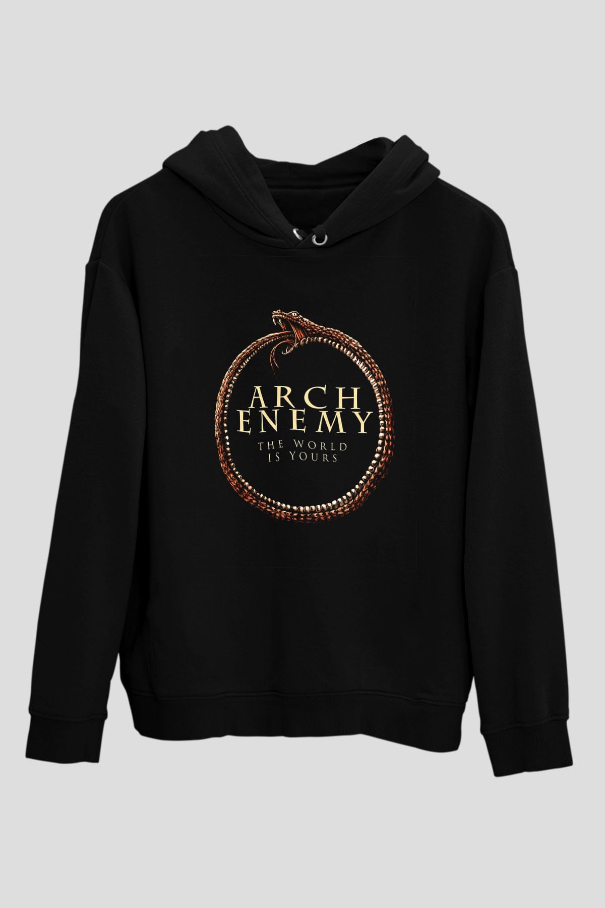 Arch Enemy Baskılı Unisex Siyah Hoodie