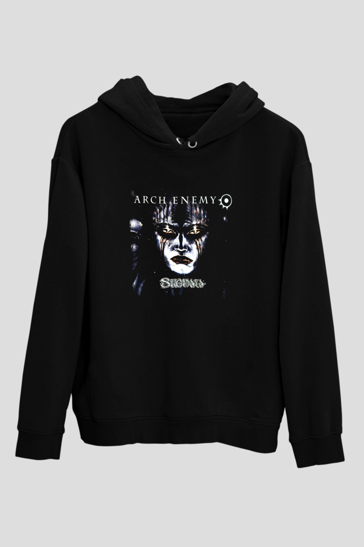 Arch Enemy Baskılı Unisex Siyah Hoodie