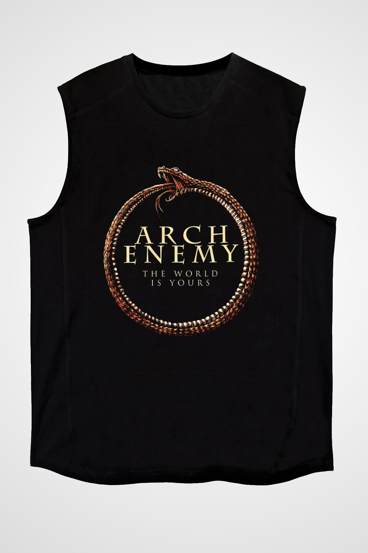 Arch Enemy Baskılı Unisex Siyah Kolsuz Tişört