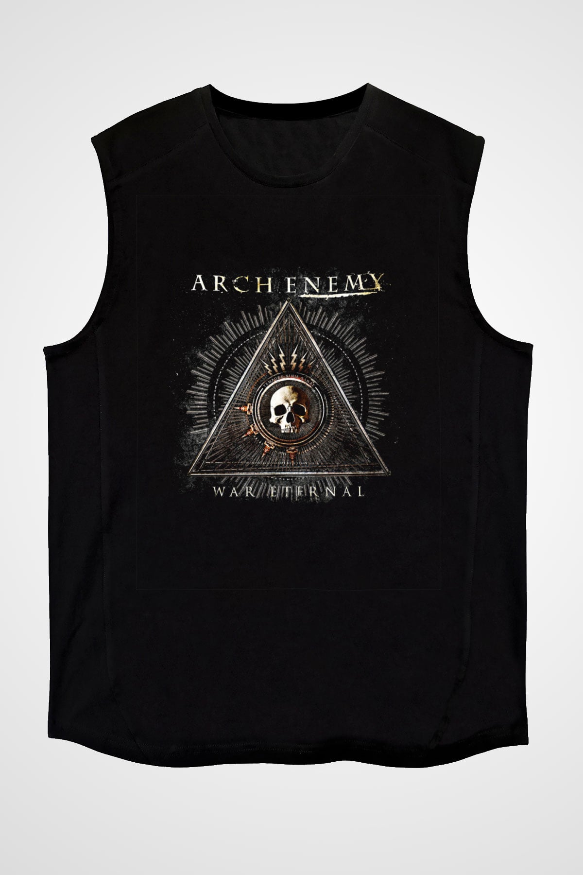 Arch Enemy Baskılı Unisex Siyah Kolsuz Tişört