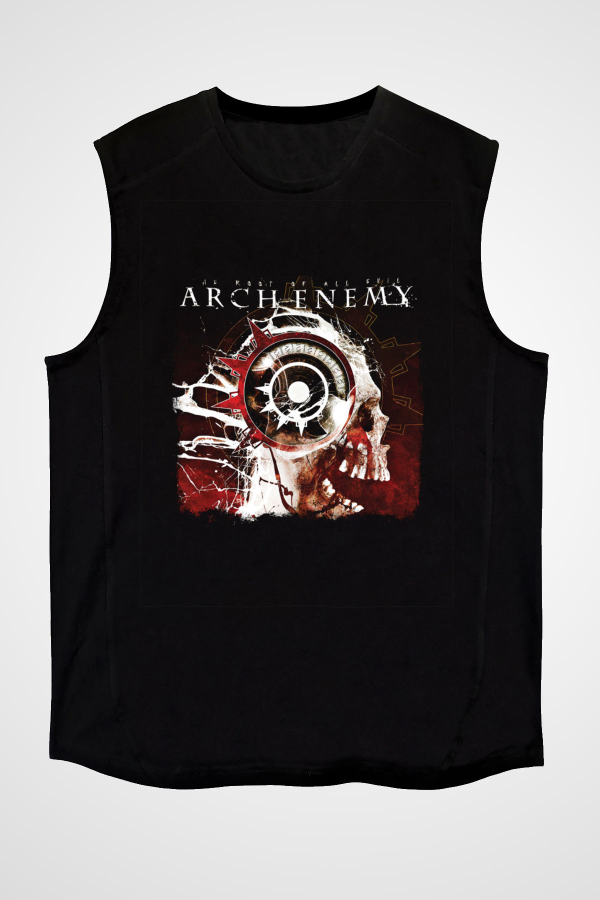 Arch Enemy Baskılı Unisex Siyah Kolsuz Tişört