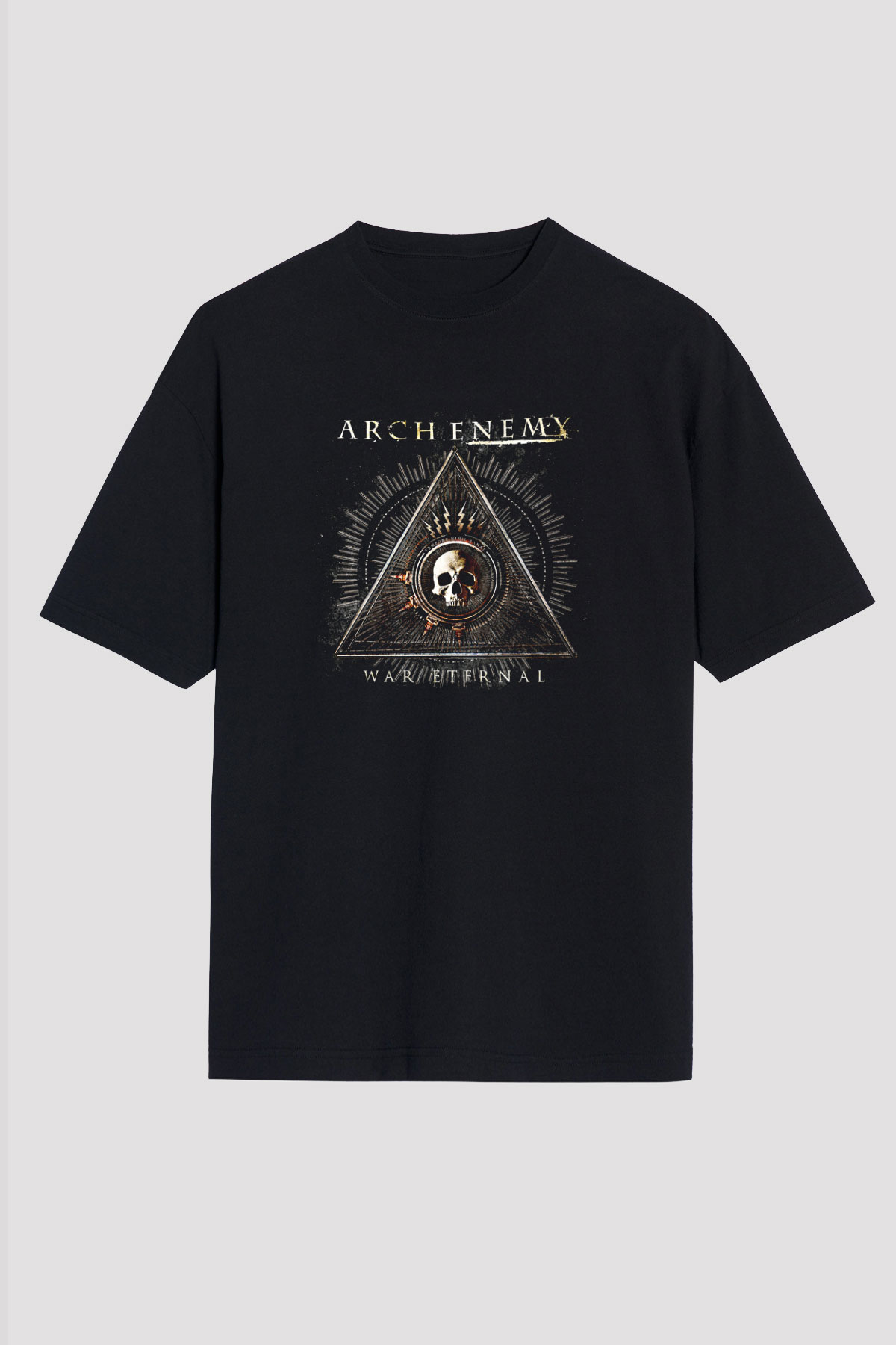 Arch Enemy Baskılı Unisex Siyah Oversize Tişört