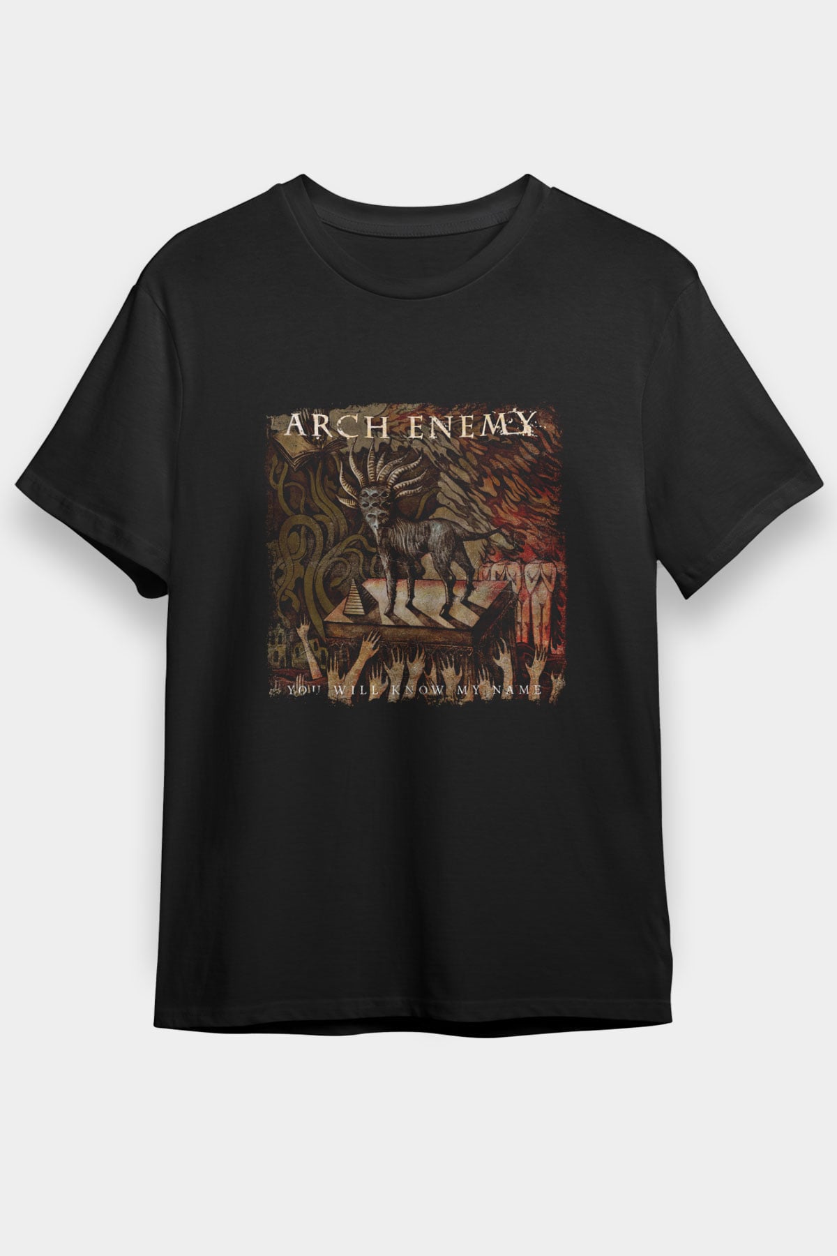 Arch Enemy Baskılı Unisex Siyah Tişört