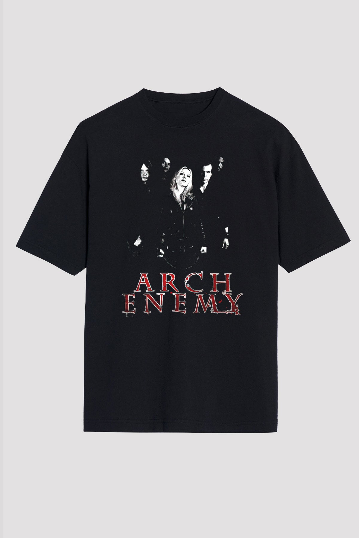 Arch Enemy Siyah Unisex Oversize Tişört T-Shirt