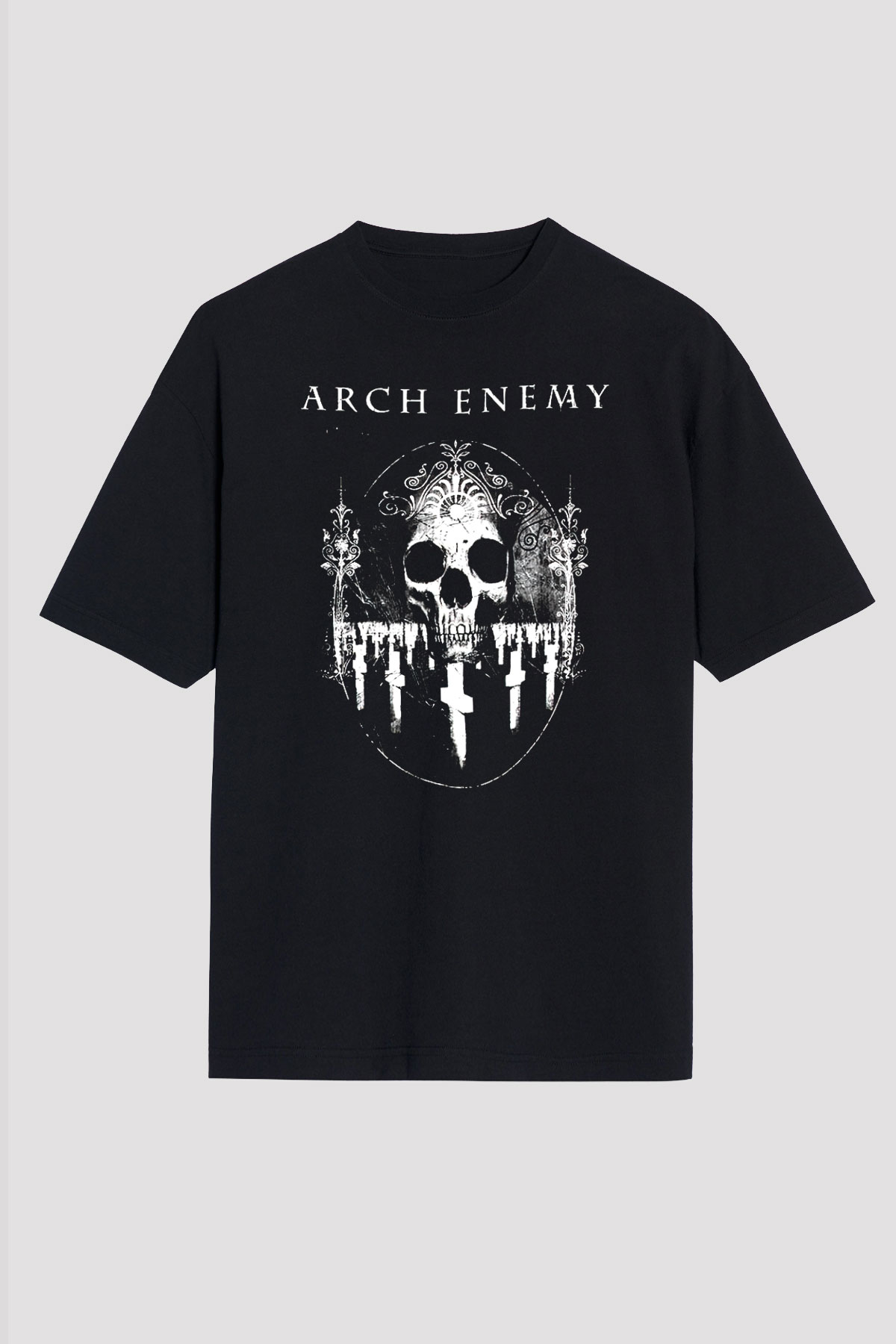 Arch Enemy Siyah Unisex Oversize Tişört T-Shirt