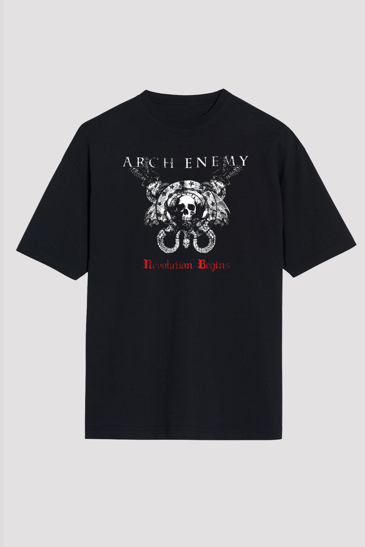 Arch Enemy Siyah Unisex Oversize Tişört T-Shirt