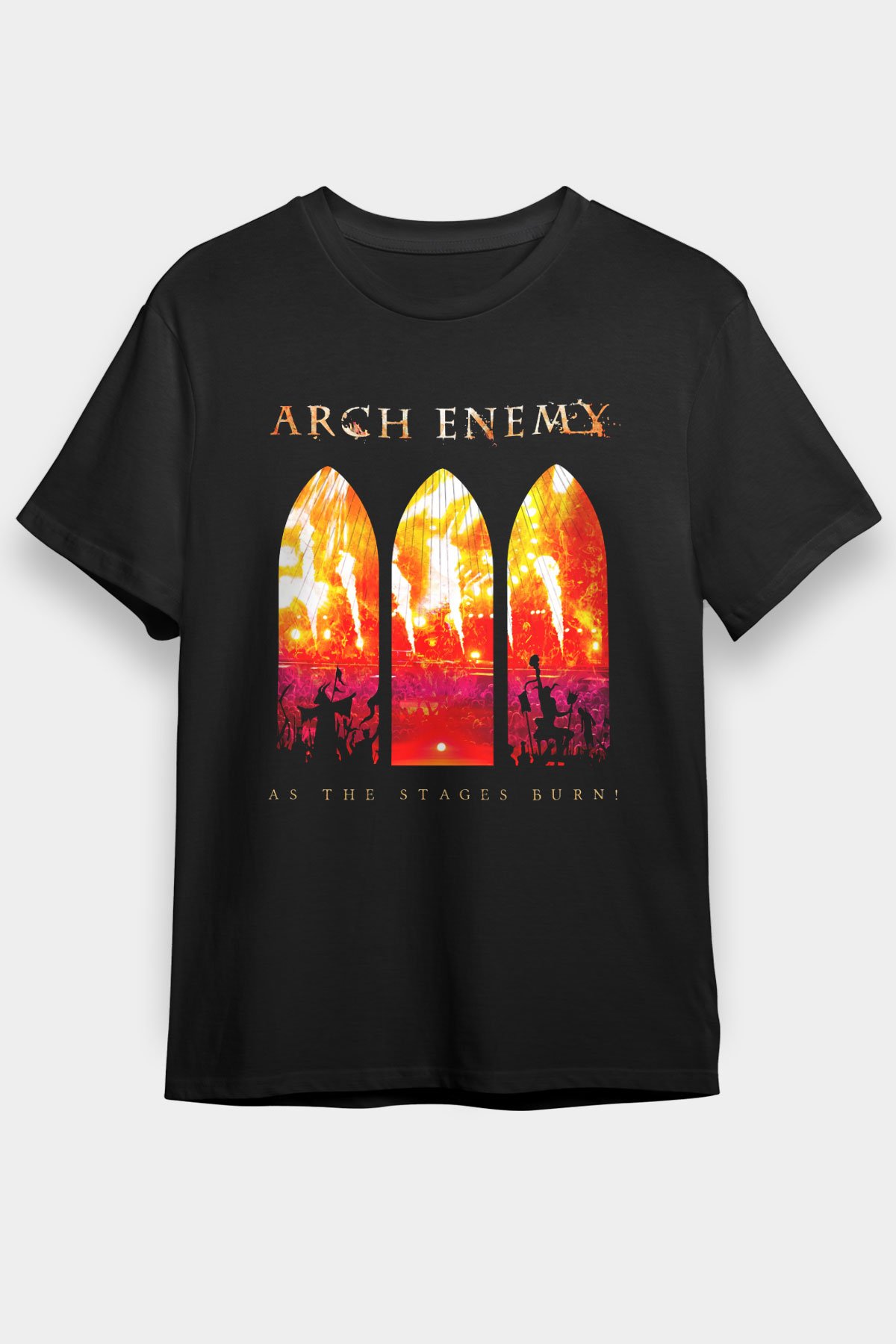 Arch Enemy Black Unisex Tee - STREETWEAR