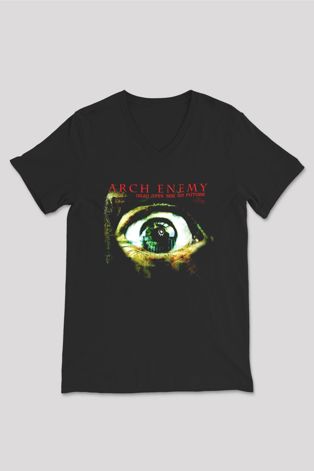 Arch Enemy Siyah Unisex V Yaka Tişört T-Shirt