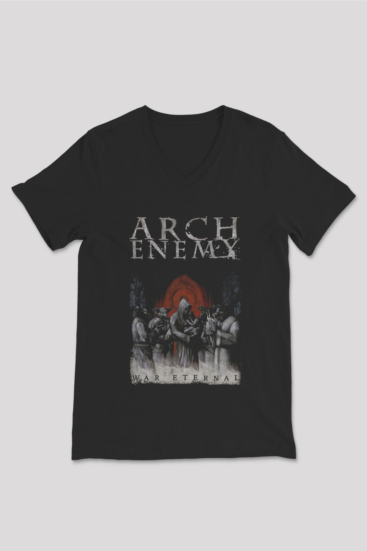 Arch Enemy Siyah Unisex V Yaka Tişört T-Shirt