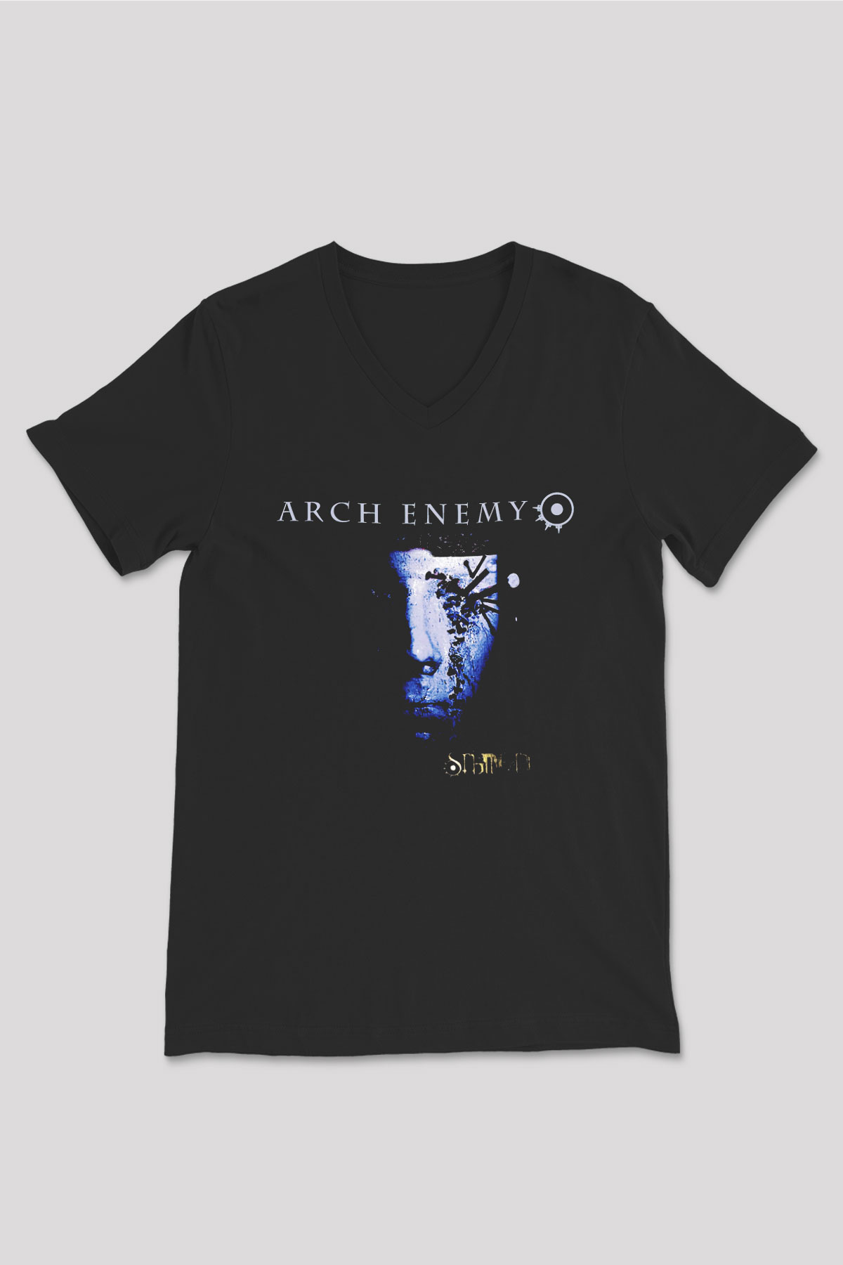 Arch Enemy Siyah Unisex V Yaka Tişört T-Shirt