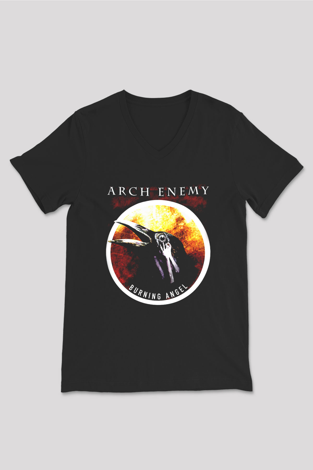 Arch Enemy Siyah Unisex V Yaka Tişört T-Shirt
