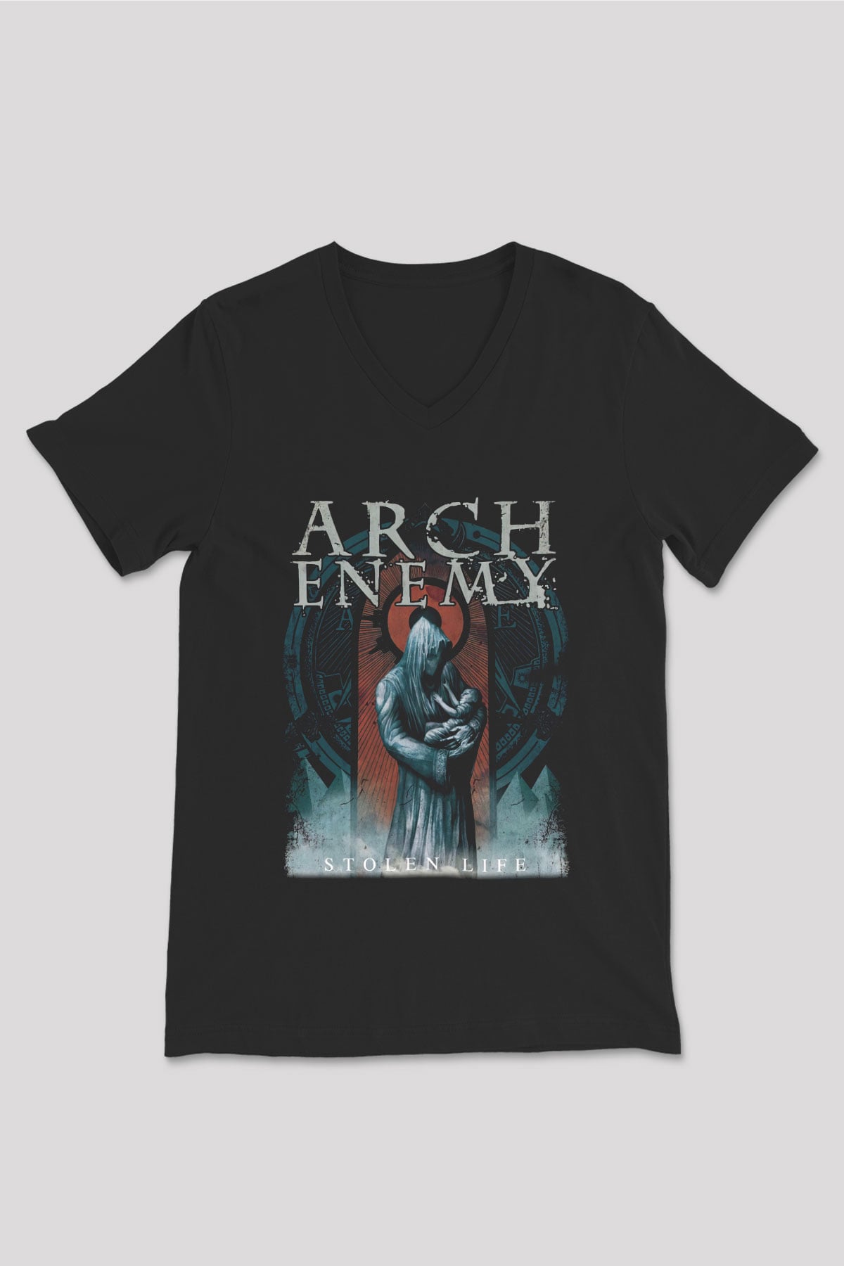 Arch Enemy Siyah Unisex V Yaka Tişört T-Shirt