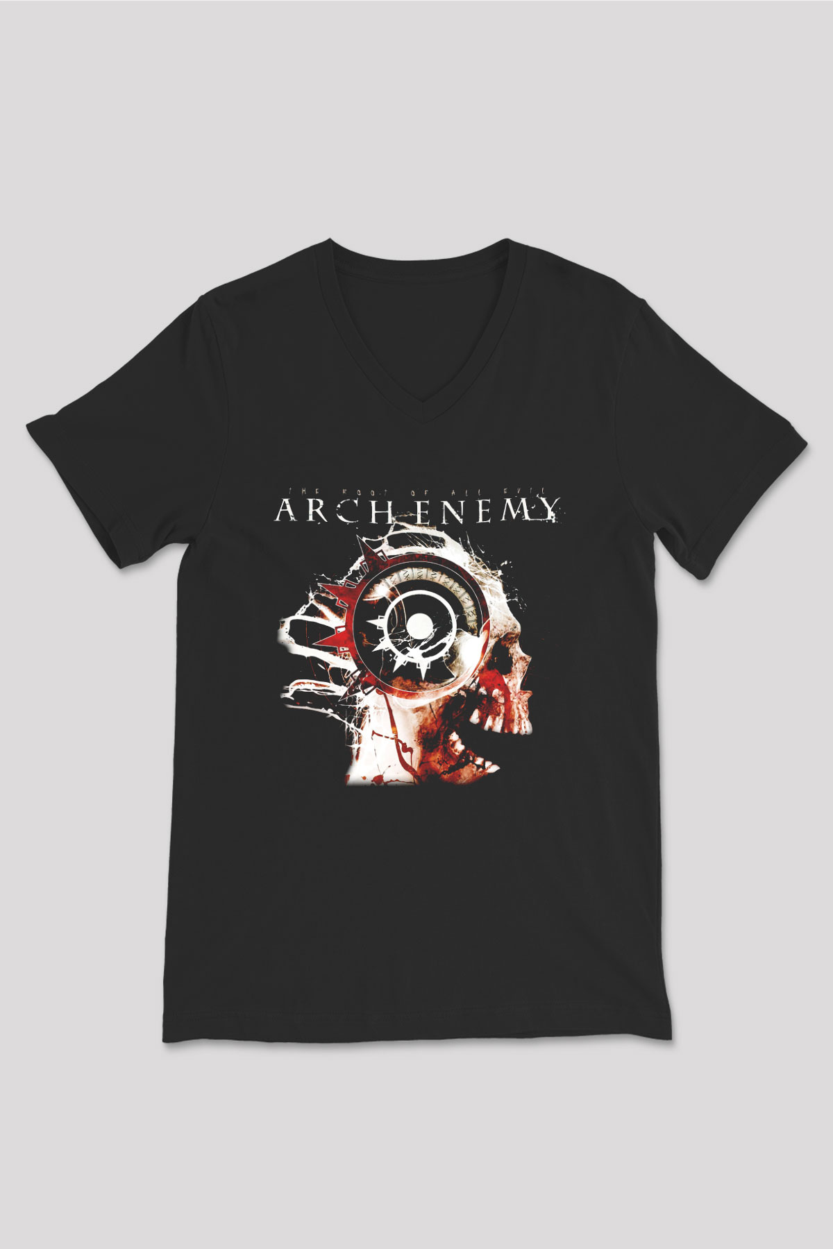 Arch Enemy Siyah Unisex V Yaka Tişört T-Shirt