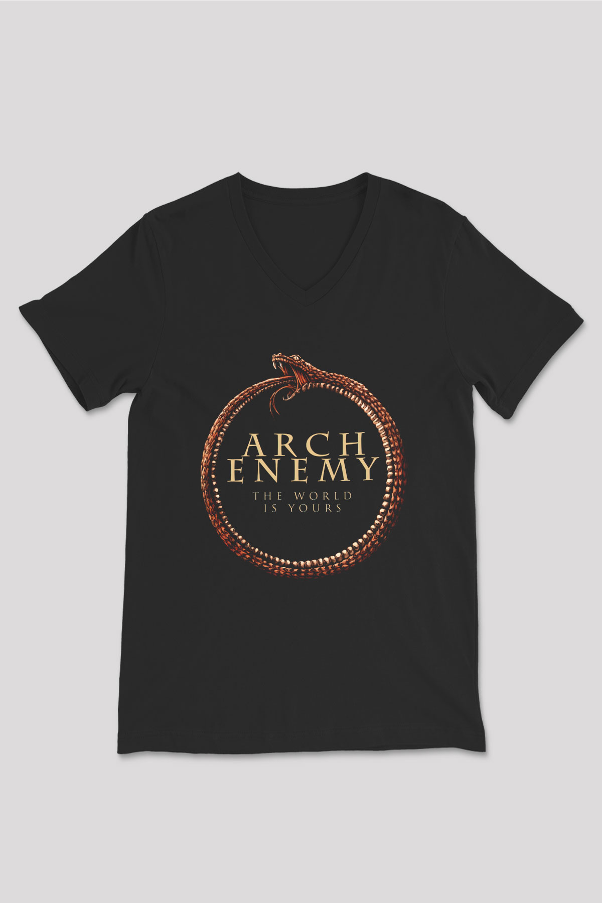 Arch Enemy Siyah Unisex V Yaka Tişört T-Shirt