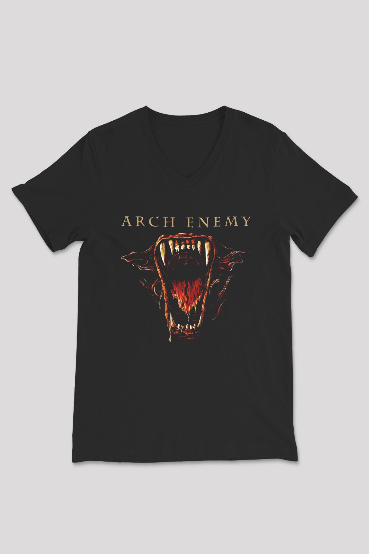 Arch Enemy Siyah Unisex V Yaka Tişört