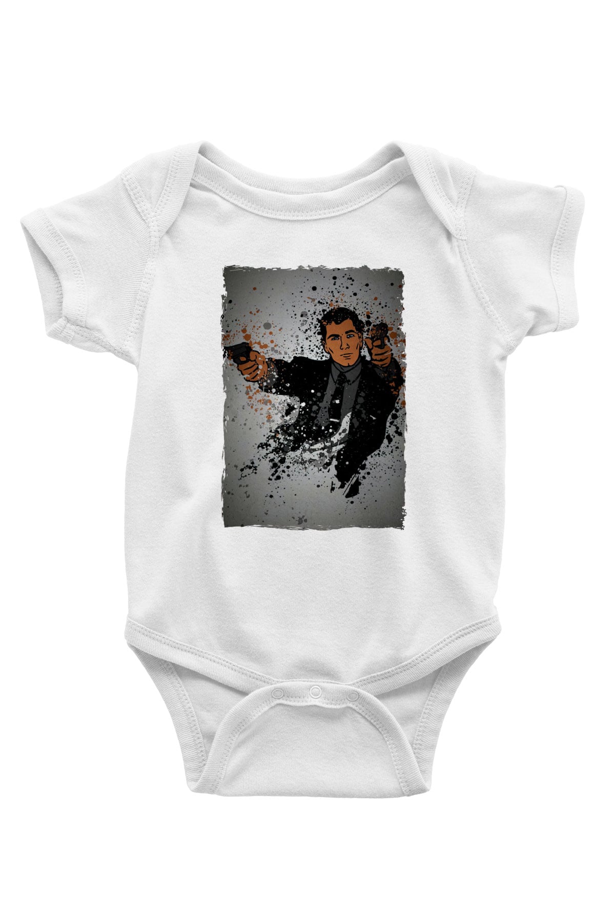 Archer Beyaz Bebek Body - Zıbın