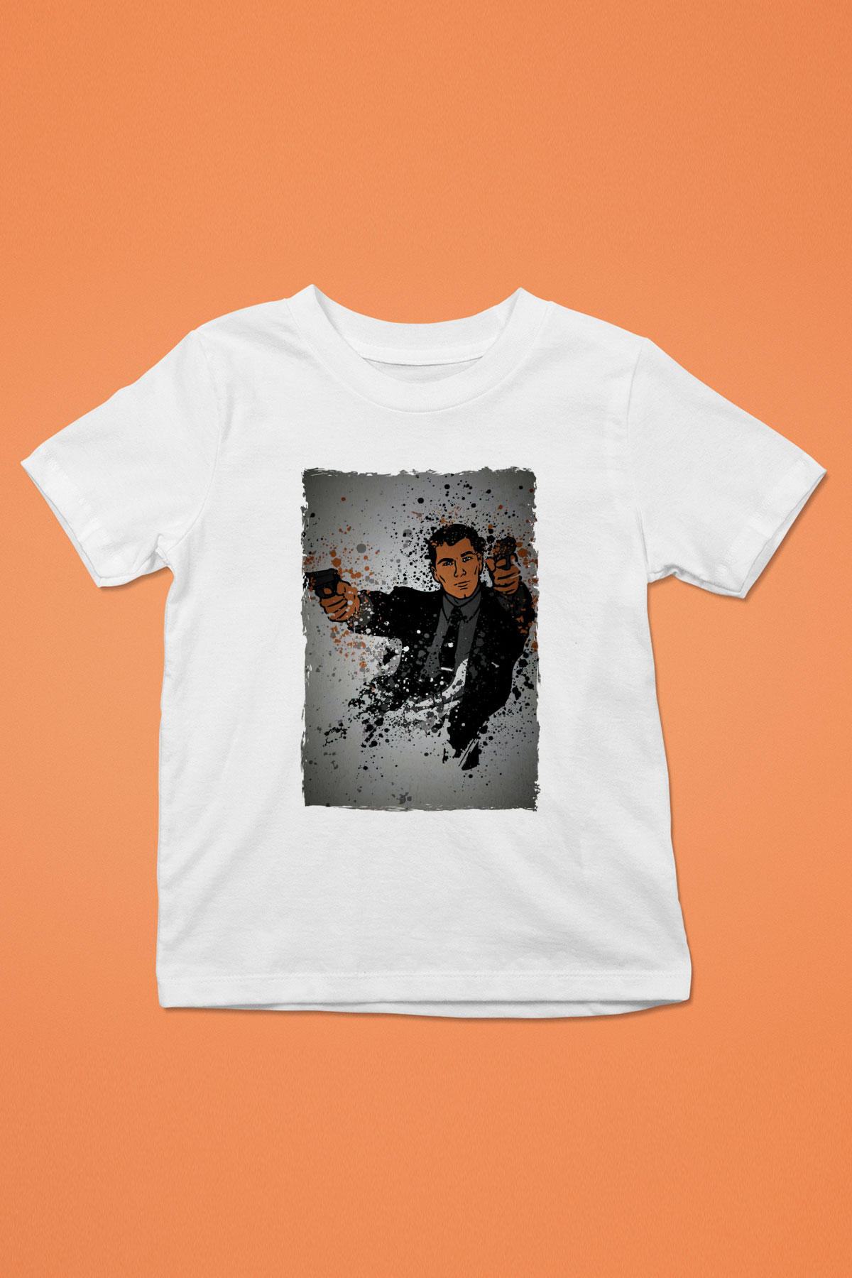Archer Beyaz Unisex Çocuk Tişört